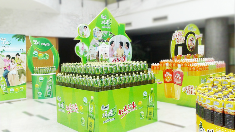 澳澌汀食品堆頭展示架定制案例